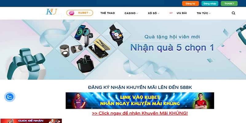 Khuyến mãi Kubet lựa chọn 1 trong 5