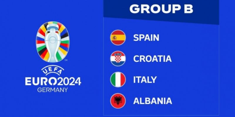 Lịch thi đấu Euro 2024 bảng B tử thần